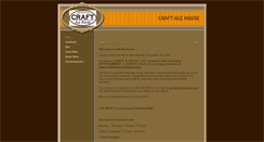 Desktop Screenshot of craftalehouse.com