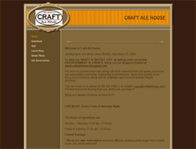 Tablet Screenshot of craftalehouse.com